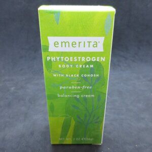 Emerita Phytoestrogen Body Cream with Black Cohosh Menopause Support 2 oz - NOS